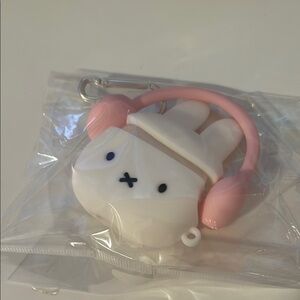 Cute Pink and White Headphones